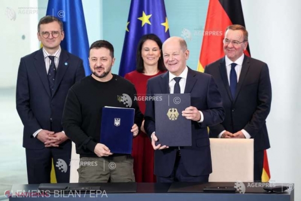 Acord „istoric” între Germania și Ucraina în domeniul securității: Ajutor militar de peste un miliard de euro 