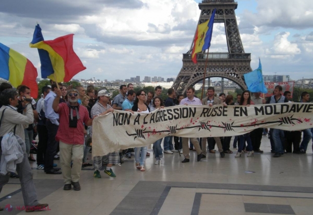 Moldovenii vor protesta la Paris: „Armata rusă AFARĂ!”