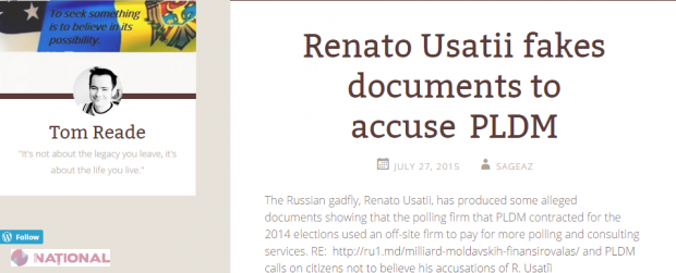 Un american l-a scos în vileag pe Renato Usatîi: „A prezentat DOCUMENTE FALSE”