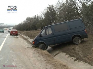 FOTO // GHINION: Aproape 30 de mașini implicate în ACCIDENTE la intrarea în Chișinău dinspre Stăuceni