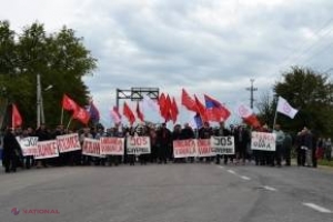 PROTESTE // Comuniștii au blocat două trasee din nordul și sudul republicii