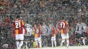 Calificare în zăpadă! Galatasaray a scos-o pe Juventus din Ligă pe un teren jalnic!