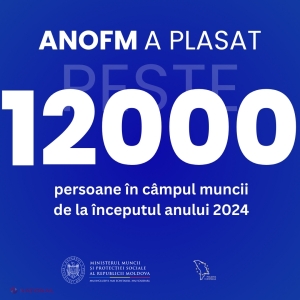 Număr-RECORD de persoane angajate în câmpul muncii. Peste 12 mii de cetățeni și-au găsit un loc de muncă de la începutul anului 2024