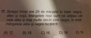 RĂSPUNS: Problema de matematica de clasa a 2-a pe care 90% dintre adulţi NU ştiu să o rezolve. Tu reuşeşti?