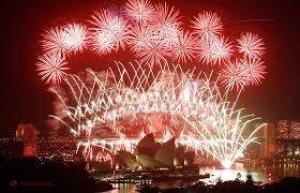  Australia a intrat în 2015: Noul an a fost întâmpinat cu un foc de artificii spectaculos la Sydney