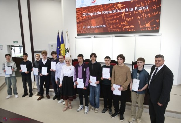 40 de elevi din toată țara, premiați la Olimpiada Republicană de Fizică de la USM