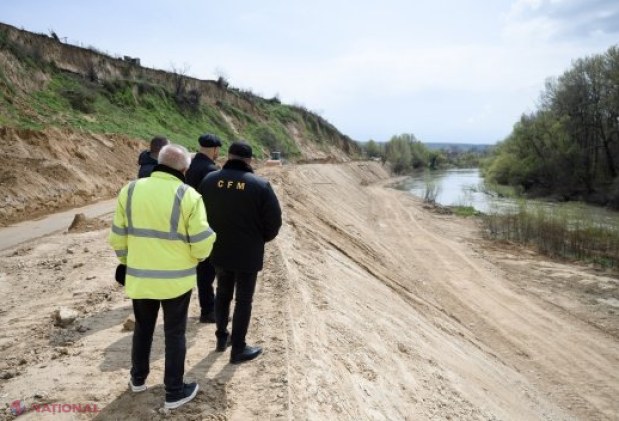 Lucrările la stația Prut-2 și pe tronsonul Cantemir-Fălciu avansează pentru integrarea căii ferate moldovene în rețeaua europeană