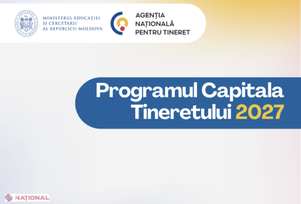 A fost lansat concursul național pentru desemnarea „Capitalei Tineretului 2027” în Republica Moldova