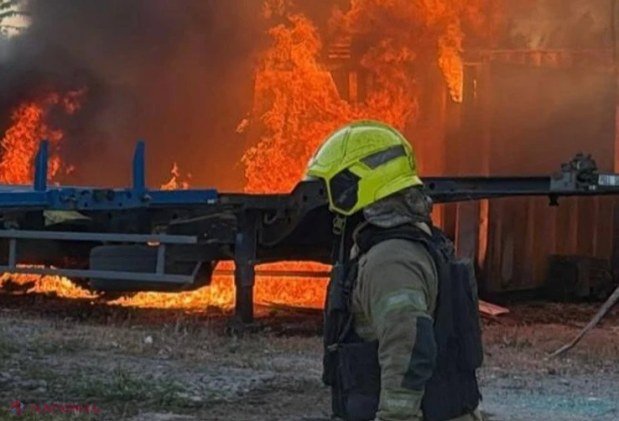 Noapte de foc la Kiev: cinci explozii după un atac cu rachete rusești