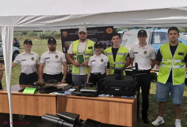 Polițiștii de frontieră, aproape de oameni la BelEU Fest pe malul lacului Beleu