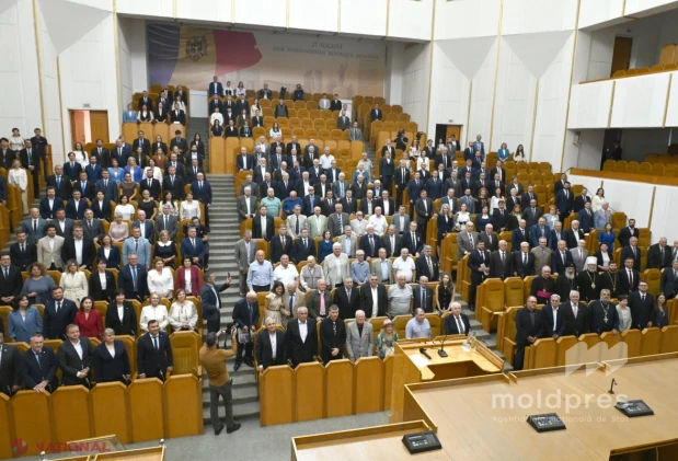 Ședință solemnă la Președinție, la 35 de ani de la proclamarea Independenței Republicii Moldova