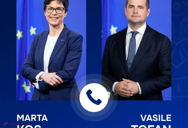 Vasile Tofan și Marta Kos au discutat despre următorii pași pentru aderarea Republicii Moldova la UE