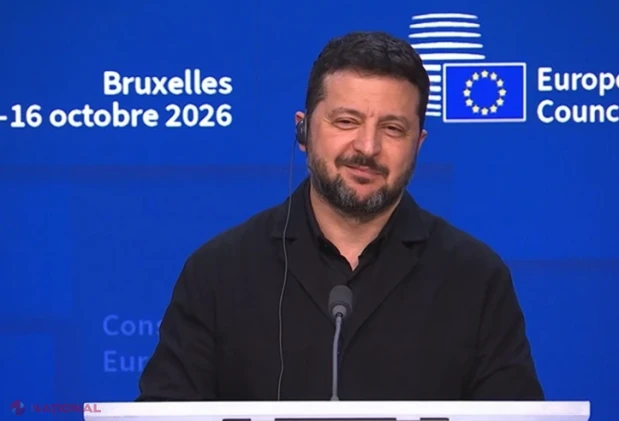 Zelenski a stârnit râsete la Bruxelles după ce a fost întrebat dacă Trump îl face țap ispășitor