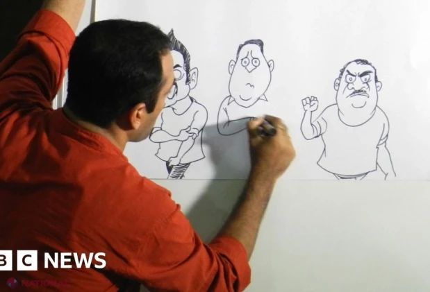 Caricaturiștii indieni și-au găsit publicul online, dar postările lor sunt restricționate