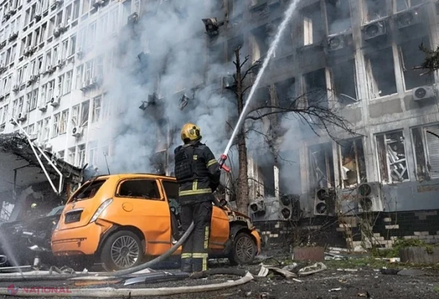 Rachete rusești au lovit un campus universitar din Kiev: un mort și 10 răniți