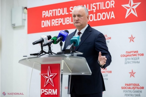 Dodon REVINE la șefia PSRM, după ce „Uniunea de Afaceri Moldo-Rusă” nu a avut niciun impact. „Majoritatea colegilor își doresc revenirea mea în conducerea PSRM. Vom reveni în fruntea R. Moldova”