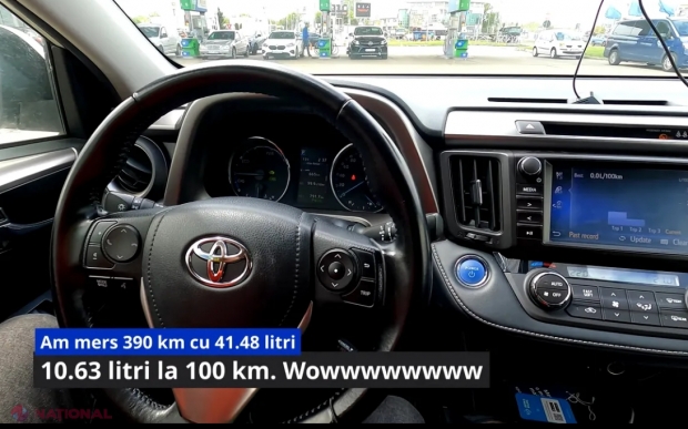 VIDEO // Cât consumă cu adevărat o Toyota RAV4 HIBRID. Test făcut în condiții reale