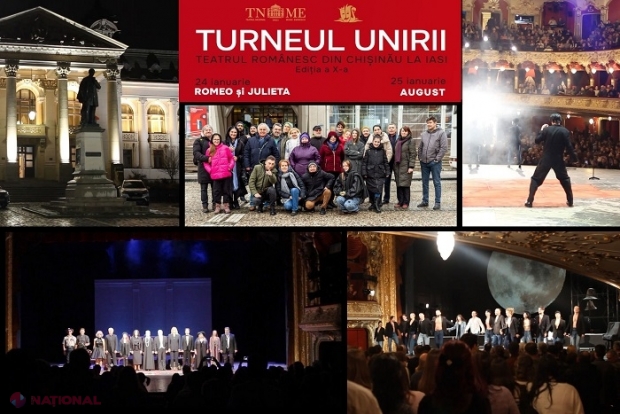 Turneul Unirii – Teatrul românesc Chișinău - Iași, la ediția a X-a. Petru Hadârcă: „Când am văzut sala arhiplină, aplauze la final, cum să nu te gândești că suntem privilegiați de soartă”