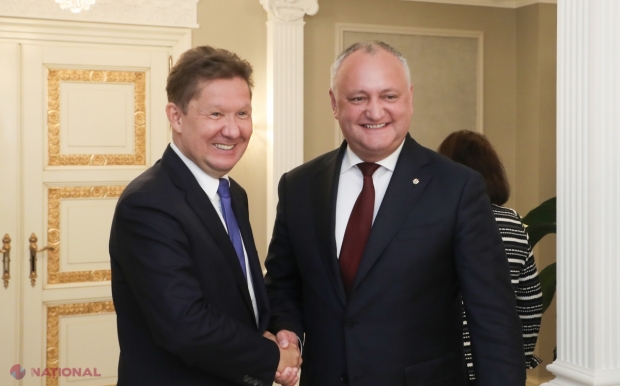 Dodon a zburat la Moscova, însoțit de ministrul Brînzan, pentru a discuta despre gaze