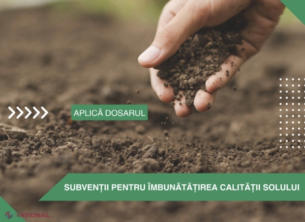 ANUNȚ pentru agricultori: Pot depune cereri de solicitare a subvenției în avans pentru lucrări de îmbunătățire a calității solurilor