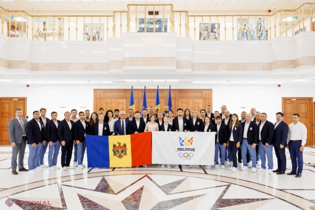 Președinta Maia Sandu a înmânat drapelul de stat lotului național care va reprezenta R. Moldova la Jocurile Olimpice de la Paris. „Visul oricărui sportiv este să ajungă la Olimpiadă și să se întoarcă acasă cu o medalie”