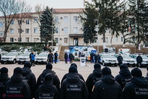 Poliția de Frontieră și Inspectoratul General pentru Migrație au primit 37 de automobile NOI, cumpărate de UE și OIM: „Va permite personalului de frontieră să lucreze în condiții mai bune”