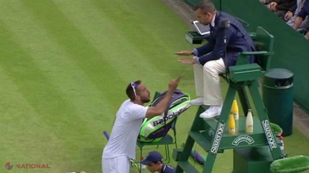 VIDEO // Scene incredibile la Wimbledon: „Eşti un idiot! Cel mai prost arbitru din lume”