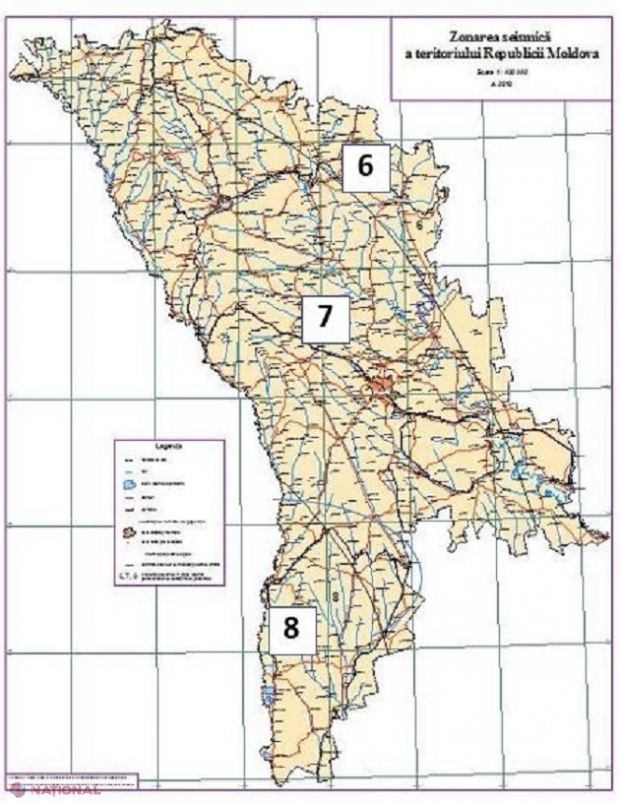 HARTĂ // Cele mai afectate zone din R. Moldova, în cazul unui cutremur similar celui din Turcia