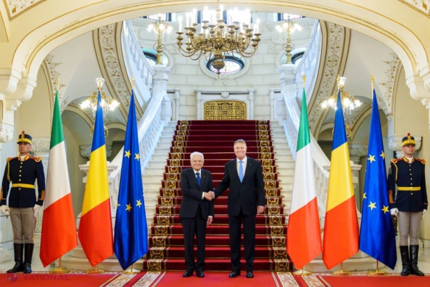 VIDEO // Klaus Iohannis salută contribuţia Italiei la securitatea din zonele învecinate României, dar și sprijinul concret și hotărât acordat R. Moldova în drumul său către UE