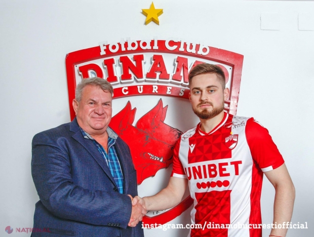 Internaționalul moldovean Cătălin Carp, noul jucător al lui Dinamo București