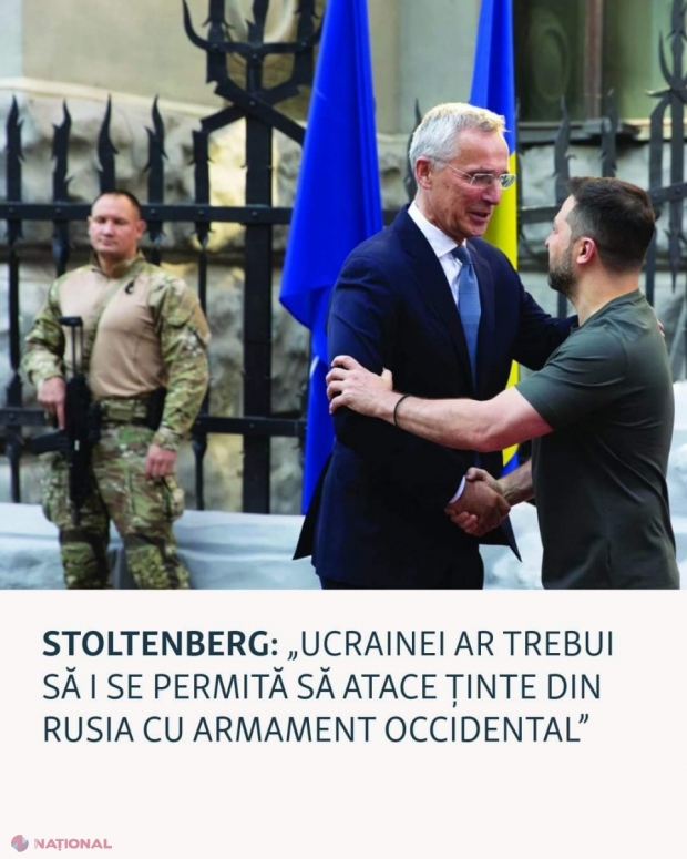 Stoltenberg repetă apelul să i se permită Ucrainei să lovească Rusia cu armele NATO şi creşte numărul ţărilor ce acceptă 