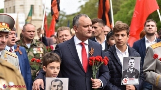 Dodon, 4 mai 2018: „Poporul nostru nu va uita nicicând eroismul soldatului-eliberator sovietic”