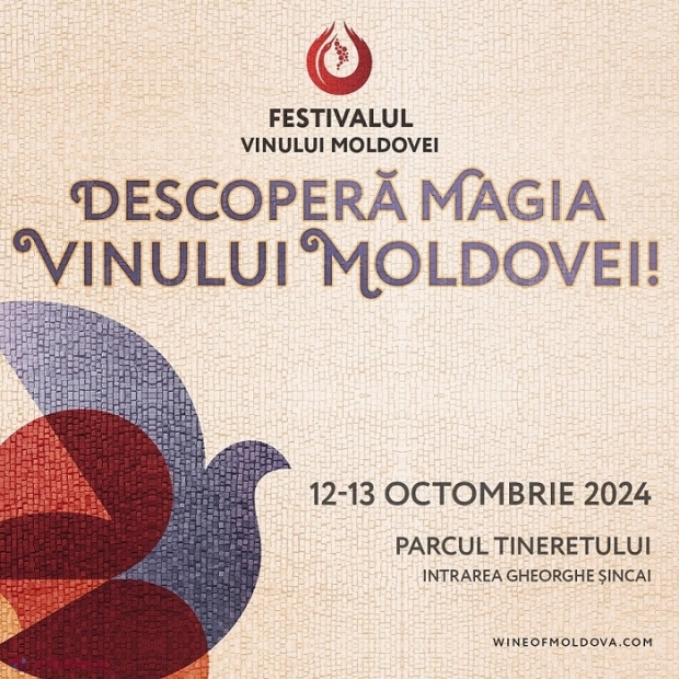 Vinurile din R. Moldova, promovate în România: Cea de-a patra ediție a Festivalului Vinului, organizată la București