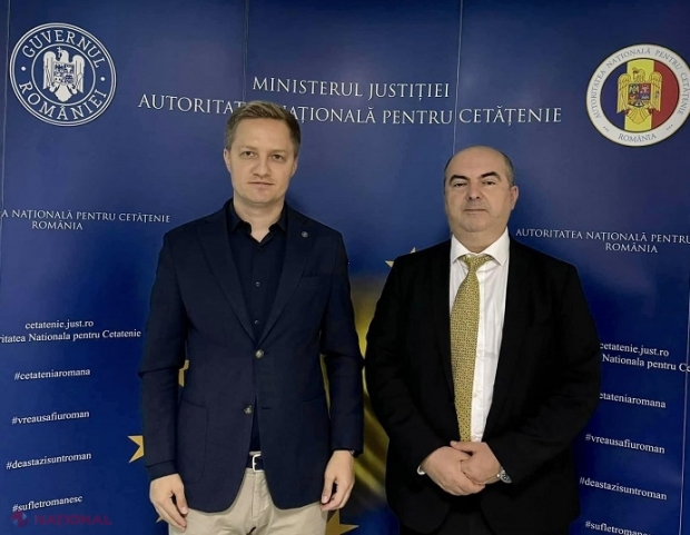 Adrian Dupu, vizită la ANC pentru a discuta despre eficientizarea procesului de redobândire a cetățeniei române de către basarabeni: „M-am bucurat să văd că există deschidere pentru sprijinul celor ce așteaptă redobândirea unui drept”