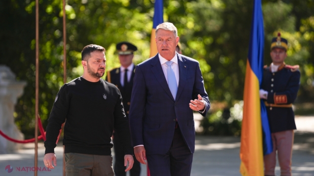 Președintele României, Klaus Iohannis, convorbire telefonică cu omologul său de la Kiev, Volodîmîr Zelenski: România va sprijini ferm Ucraina și în continuare