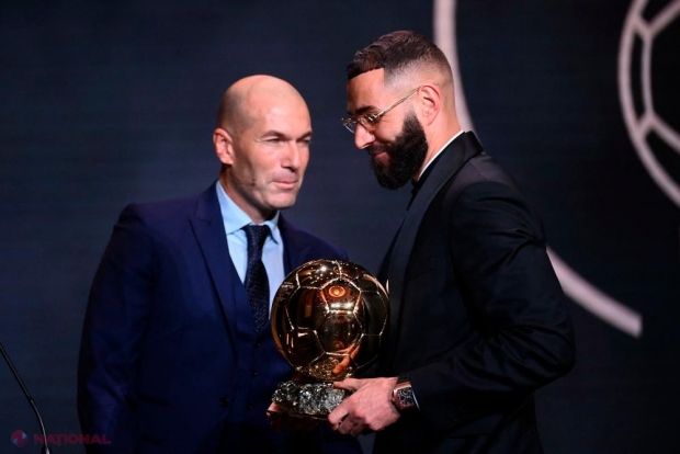 Francezul Karim Benzema a cucerit Balonul de AUR 2022: „Zidane a fost mereu un model pentru mine!”. LISTA câștigătorilor din 1987 și până în prezent