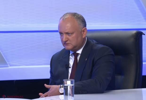 AROGANȚĂ // Atitudine de președinte: Dodon a arătat la ȚÂNȚARII care zboară prin studio și a schimonosit numele unor demnitari. „Meșca-Mâșca sau Carp-Caras. Nu le știu numele”; „Chestia asta cu Harvard e banc moldovenesc deja”