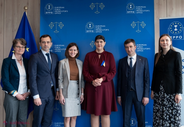 Procurorul general interimar Ion Munteanu și șefa PA, Veronica Dragalin, întâlnire la Luxemburg cu șefa Parchetului European, Laura Codruța Kövesi: „Luptă globală comună pentru protejarea banilor contribuabililor noștri de impostori și oligarhi”