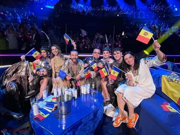 „Soarele şi Luna”, pe locul 18 la Eurovision 2023: Ce punctaje şi căror state a oferit juriul din R. Moldova 