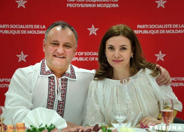 Venituri lunare de ZECI de MII de lei pentru familia Dodon