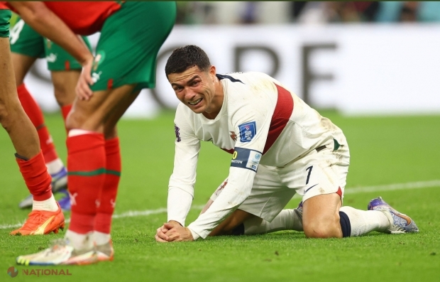 Finalul unei ere: Cristiano Ronaldo, lacrimile și visul interzis. Lusitanul a părăsit în fugă terenul după înfrângerea cu Maroc