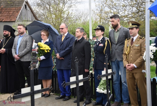 FOTO // Parcela Eroilor Români, inaugurată la Baimaclia. Daniel Ioniță: „Trebuie să le mulțumim veteranilor fără de contribuția cărora România nu ar fi fost astăzi un stat respectat, integrat în NATO și UE, care este alături de R. Moldova”