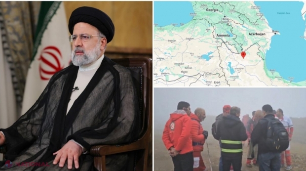 VIDEO // Elicopterul președintelui Iranului, Ebrahim Raisi, a avut o aterizare forțată într-o zonă muntoasă. Un oficial iranian vorbește despre PRĂBUȘIRE