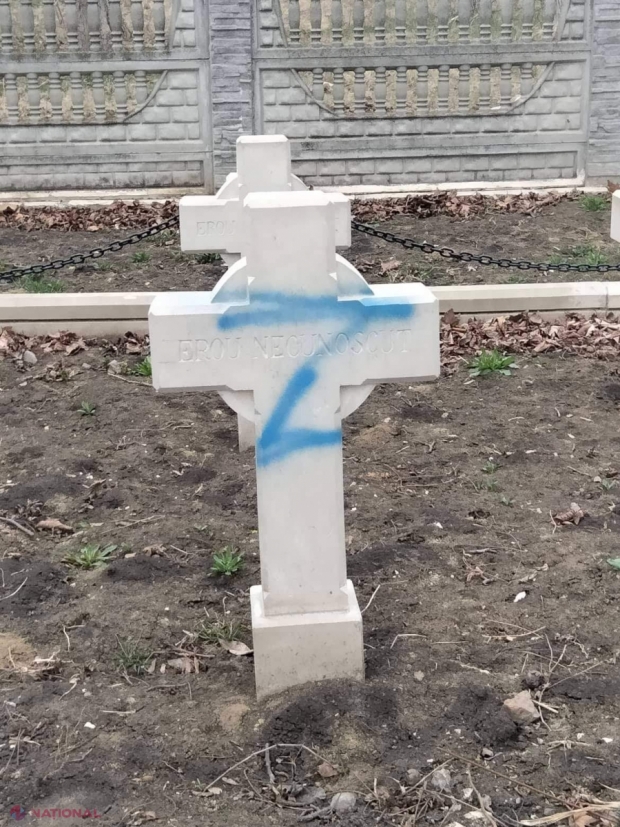 MAEIE, despre VANDALIZAREA Cimitirul eroilor români dezrobitori de la Fălești: „Este un atac BARBAR și o provocare la adresa întregii societăți”