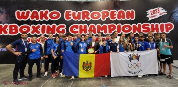 Șase medalii de aur, șase de argint și trei de bronz pentru R. Moldova la Campionatul European de Kickboxing WAKO