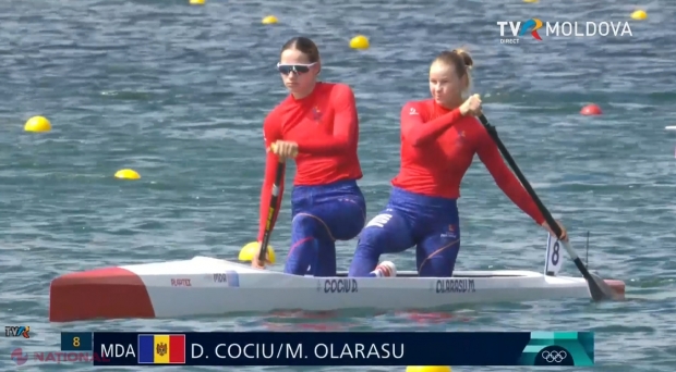 FOTO // Maria Olărașu și Daniela Cociu au ratat podiumul de premiere la Jocurile Olimpice, dar se numără printre cele mai bune opt echipaje din lume la canoe dublu pe distanța de 500 de metri