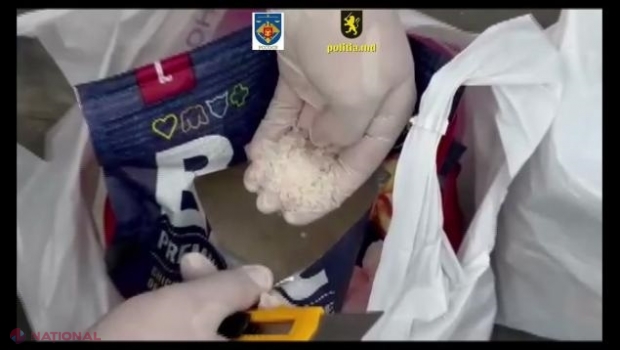 VIDEO, CAPTURĂ // Droguri în valoare de 8 MILIOANE de lei, aduse în calitate de „hrană pentru câini” de la Odesa la Chișinău: Patru inși, inclusiv capul grupării, reținuți