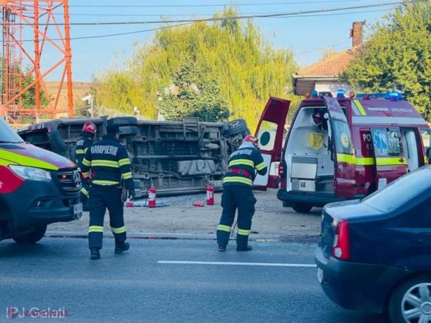 Un TIR condus de un tânăr din R. Moldova a intrat într-un microbuz plin cu pasageri, în România: 15 persoane au ajuns la spital, inclusiv șapte copii