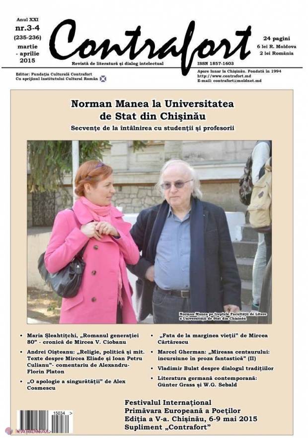 Lecturi în iunie – Revista „Contrafort”, nr. 3-4/2015