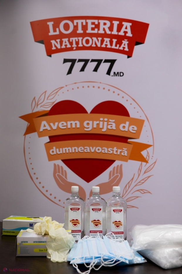 FOTO // Loteria Națională lansează o nouă etapă a CAMPANIEI „Avem grijă de Dumneavoastră” – vor fi oferite ajutoare pentru SPITALELE din R. Moldova